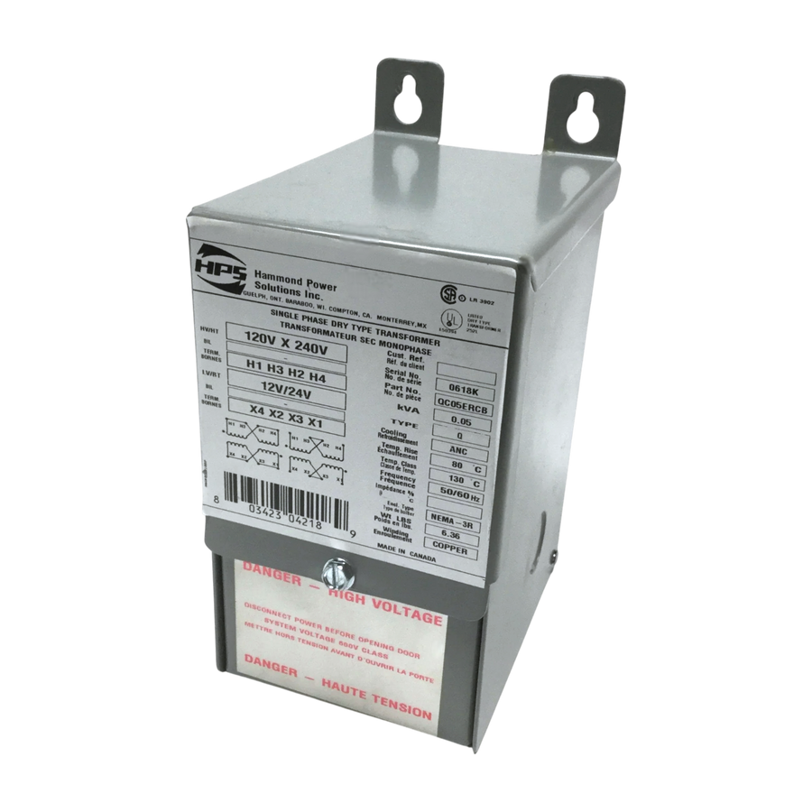 QC25ESCB Hammond Power Solutions