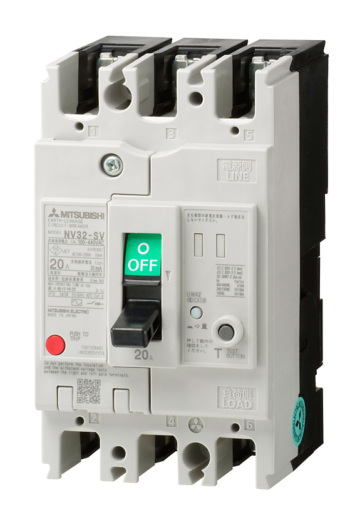 NV32-SV 3P 5A 100-440V 30MA CE Mitsubishi
