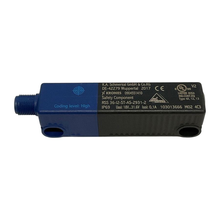 103013666 Schmersal - RSS 36-I2-ST-AS-2931-2