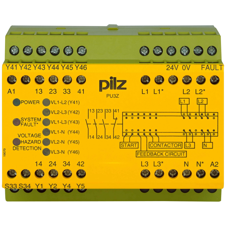 775510 Pilz - PU3Z 24VAC/DC 3n/o 1n/c 6so