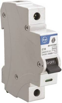 BA10100C L&T - 10A SP 6KA TYPE C MCB
