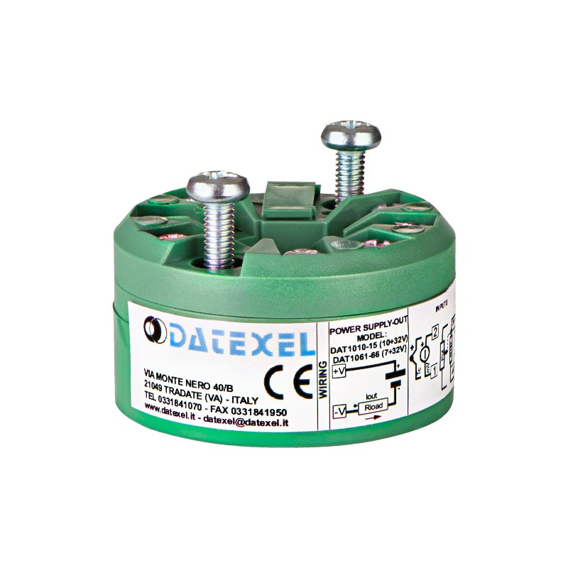 DAT1010/PT100/RTD/3 WIRES/-20:100°C/S.L/OUTPUT: 4-20MA Datexel