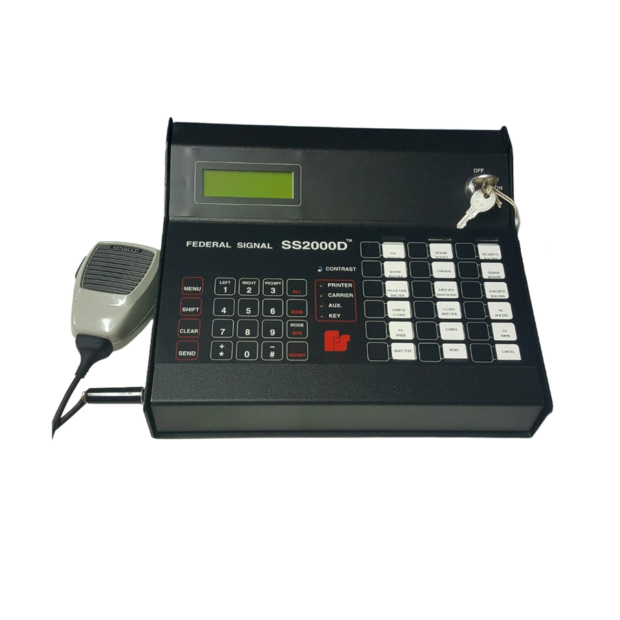 SS2000D3i Federal Signal