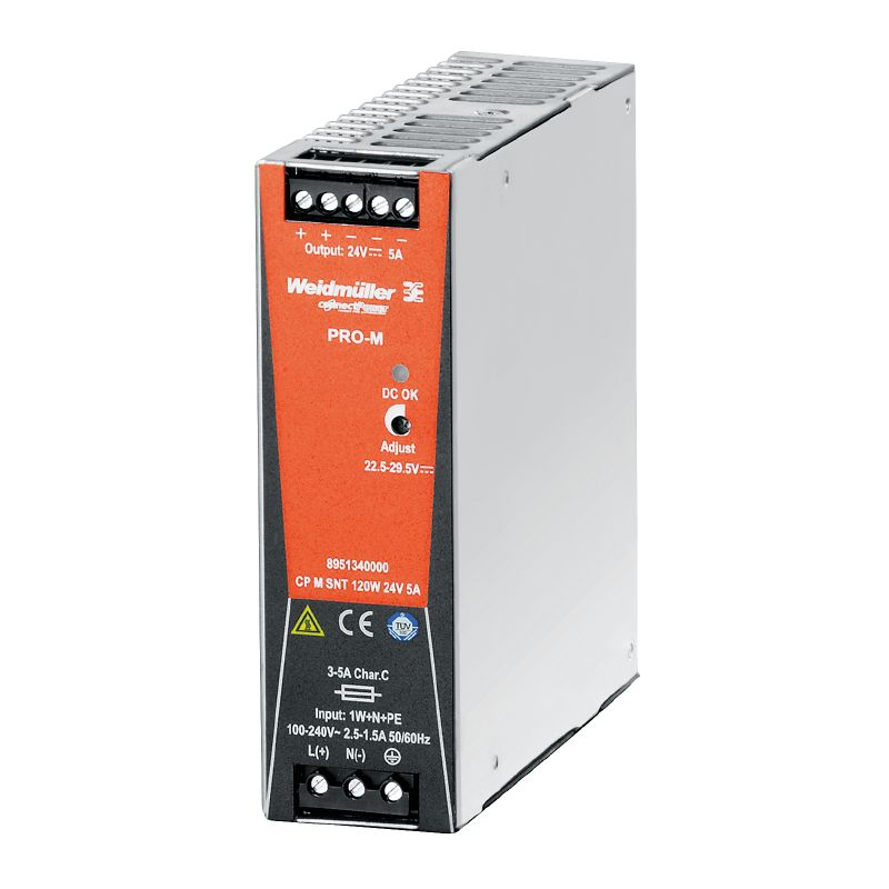 8951340000 Weidmuller - CP M SNT 120W 24V 5A