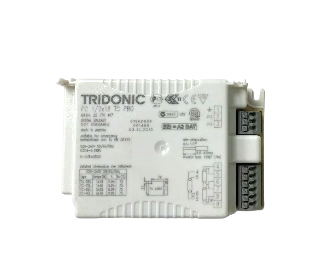22176407 Tridonic - PC 1/2x18 TC PRO