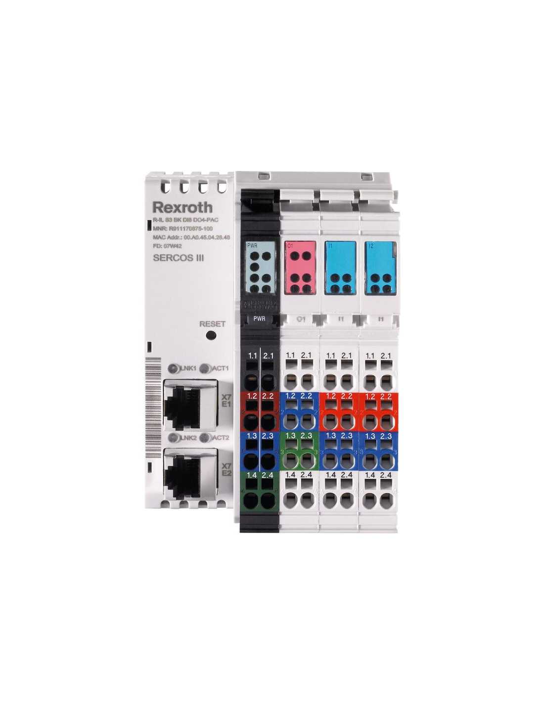 R911170875 Bosch Rexroth - S3 R-IL S3 BK DI8 DO4-PAC