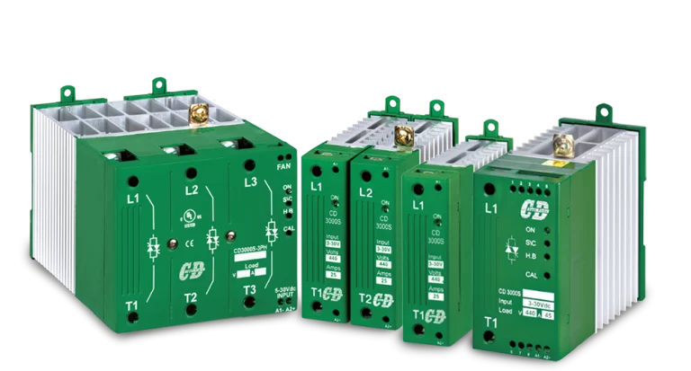 CD3000S-1PH/25A/240V/240V/12:24V/SSR/ZC/NF/HB CD Automation