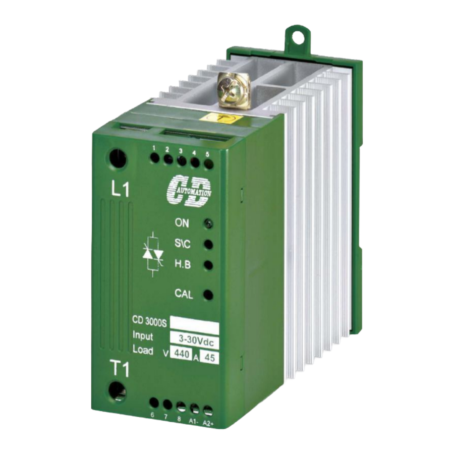 CD3000S CD Automation - 1PH/45A/440V/480V/NO/SSR/ZC/EF