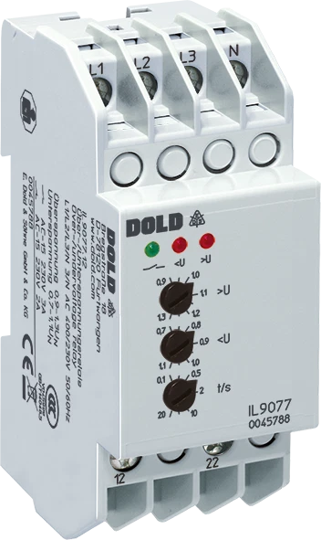 0045788 Dold - IL9077.12 3/NAC 400/230V 0.1-20S