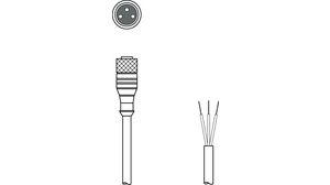 50130851 Leuze - KD U-M8-4A-V1-100